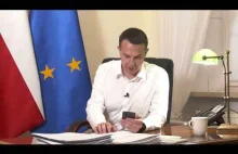 NA ŻYWO - Szłapka (nowy) rzecznik rzadu