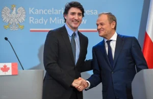 Tusk spotkał się z Trudeau. "Ukraina potrzebuje naszej pomocy"