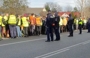 Ukraińscy kierowcy ruszyli na Strajk Przewoźników! Zareagowała policja