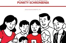 Nowa aplikacja zawierająca adresy i lokalizację miejsc schronienia