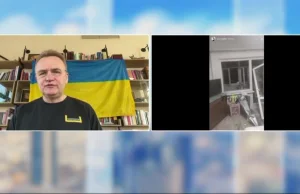 Polsat News przeprowadza wywiad z fanem UPA i Bandery.