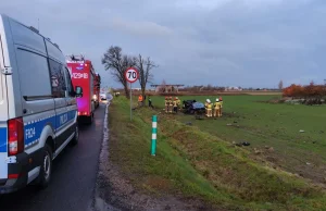 Gdy zrobiło się widno, zauważono samochód poza drogą! - lowiczanin.info