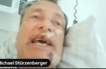 Niemiecki krytyk islamu dźgnięty nożem w twarz podczas wiecu transmitowanego ...
