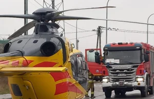 Tragiczny wypadek w pracy! Na miejscu śmigłowiec LPR