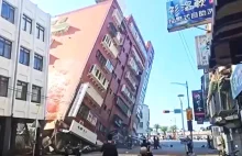 Tajwan. Wielkie trzęsienie ziemi. Zawaliły się budynki. Ostrzeżenia przed tsunam