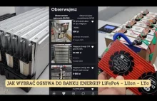 Jak wybrać baterie do magazynu OFF GRID. Czym różnią się baterie LiFePo4 od LiIo