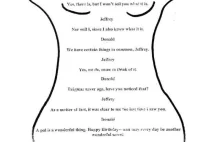 Ujawniono list Trumpa do Epsteina