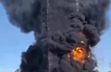 Rosja: niedokończony wieżowiec stanął w płomieniach