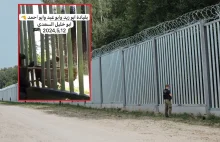Tak migranci pokonali zaporę na granicy z Białorusią. Straż Graniczna komentuje