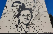 Mural z matematykami, którzy złamali kod Enigmy