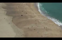 Plaża w Nazare Portugalia - Beach Nazare