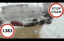 Stop Cham #1383 - Niebezpieczne i chamskie sytuacje na drogach
