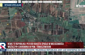 Media: rakieta spadła w miejscowości Wożuczyn