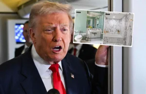 Kontrowersyjna decyzja Trumpa. Pokazał odnowioną "łazienkę Lincolna" w Białym Do