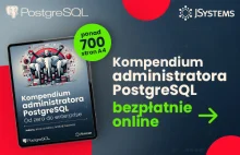 Bezpłatny podręcznik administratora PostgreSQL - ponad 700 stron A4 online!