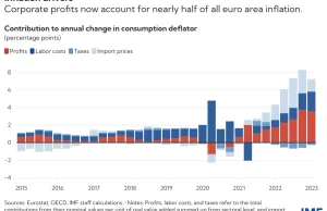 IMF: Zyski korporacji odpowiadają już w ponad połowie za inflację w EU