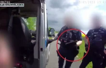Pogoń policji za mężczyzną z bronią, na którą nie potrzeba pozwolenia [VIDEO]