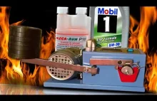 Mecarun p18 + Mobil 1 ESP Formula 5W30 Test dodatków do oleju 100°C Piotr Tester