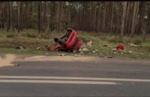 Wypadek śmiertelny wypadek z udziałem nietrzeźwego kierowcy.