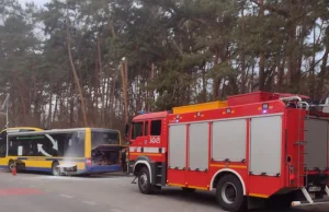 Pożar autobusu hybrydowego - WIELKOPOLSKA