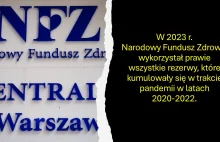 W kasie Narodowego Funduszu Zdrowia może zabraknąć 159 miliarda złotych.