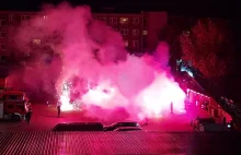 Państwowa Straż Pożarna w Oleśnicy wita nowy wóz - YouTube