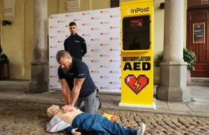 Całodobowe defibrylatory AED na paczkomatach we Wrocławiu.
