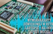 Czy w retro laptopie można wymienić kartę dźwiękową? - YouTube