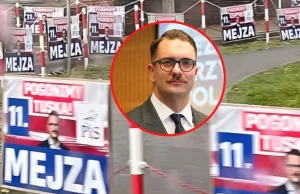 Wysoka kara za plakaty wyborcze Łukasza Mejzy.