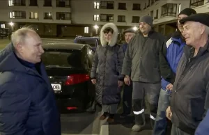 Putin w Mariupolu rozmawiał z ludźmi. Nagle słychać krzyk