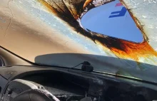 Okulary przeciwsłoneczne spowodowały pożar auta
