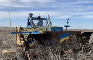 Traktor do usuwania min. Myśl konstrukcyjna ukraińskiego rolnika