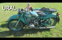 URAL 650 - Odpalenie i jazda. Zabytkowy motocykl z koszem. C.D.N.