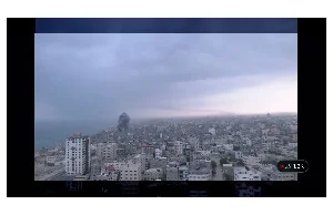 Air strike in Gaza...