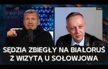 Były polski sędzia Tomasz Szmydt w programie rosyjskiego propagandysty Sołowjowa