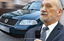 Macierewicz łamie przepisy ruchu drogowego