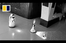 Robot w Chinach zachęca inne roboty do pójścia za nim