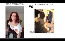 Girls vs boys with autism
