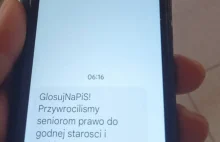 Seniorzy w całej Polsce dostają SMS-y z agitacją wyborczą na rzecz władzy