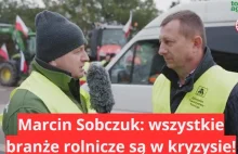 Marcin Sobczuk: wszystkie branże rolnicze są w kryzysie!