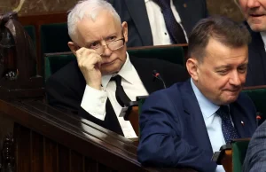 Jarosław Kaczyński o dymisji Błaszczaka. "Kto tego chce, działa na rzecz Kremla"