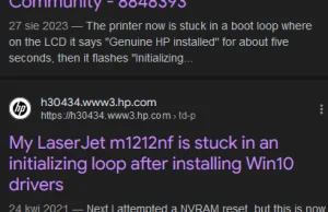 HP uwalił mi drukarkę "sterownikami" i oferuje mi voucher 20% na nową drukarkę