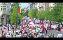 Dzisiejszy pochód Polaków z Litwy w Wilnie!