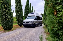 Toskania kamperem w październiku Volkswagen Grand California