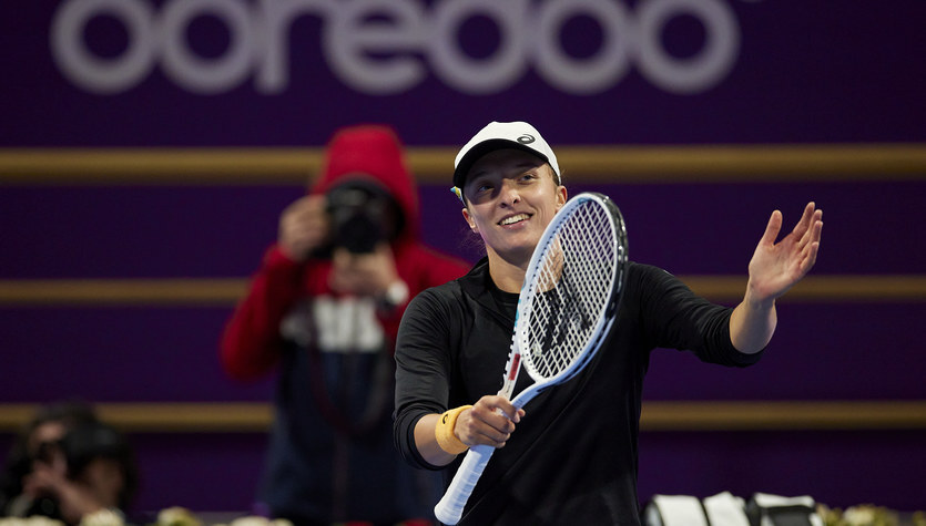 Iga zdobywa 12 tytuł WTA i broni tytuł w Doha z poprzedniego roku.