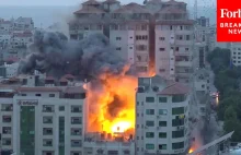 Residential Building In Gaza Strip Collapses After Israeli Strike In Response To