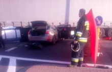 Nie żyje policjant, który brał udział w wypadku na autostradzie A4 koło Zgorzelc