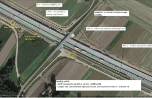 Analiza wypadku na autostradzie A1 pod Sierosławem z udziałem KIA i BMW - video,