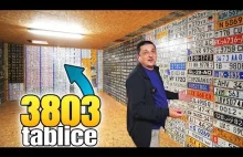 Kolekcjoner tablic rejestracyjnych. Zebrał prawie 4000 tablic z całego świata