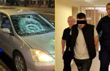 Potrącił 25-latkę i uciekł. Gruzin w rękach stołecznych policjantów